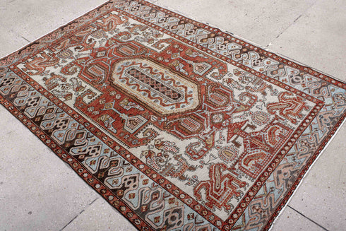 Antique Malayer Area Rug (4' x 6')